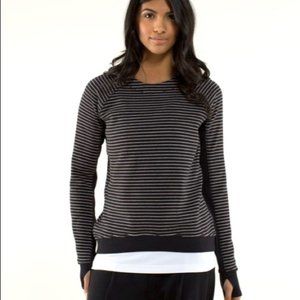 Lululemon Fleet Street Striped Sweatshirt 10